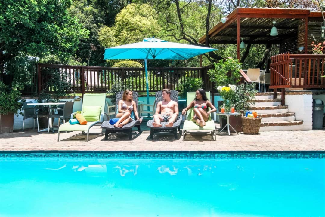Refreshments by the pool